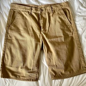 Mens Khaki Chino Shorts